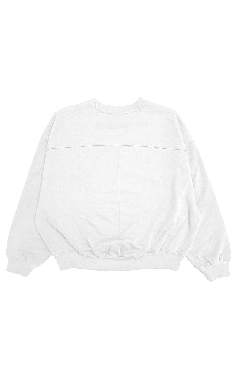 Maggie Slouch Sweatshirt in Off White