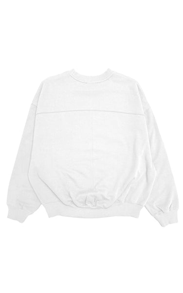 Maggie Slouch Sweatshirt in Off White