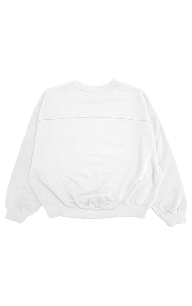 Maggie Slouch Sweatshirt in Off White