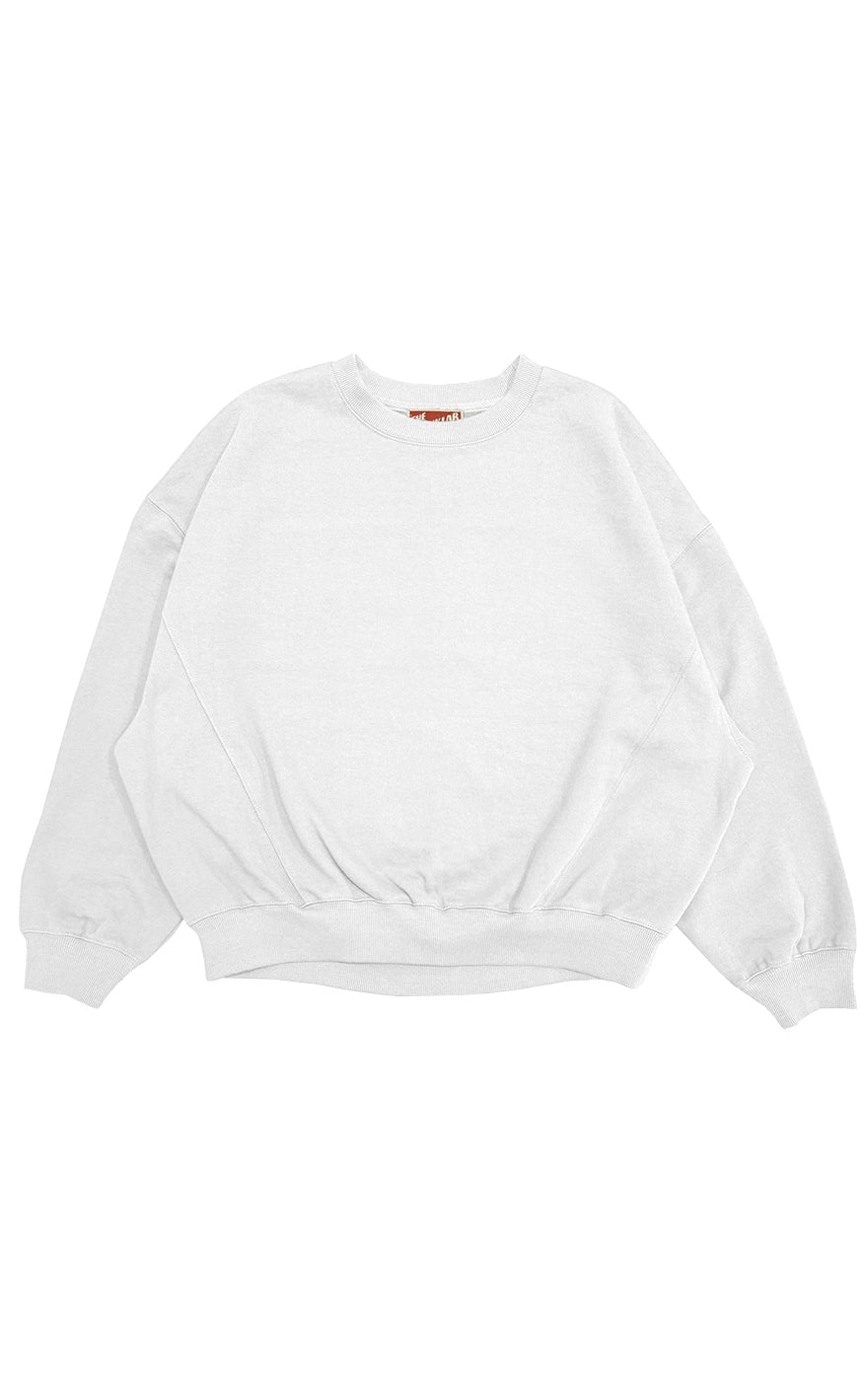 Maggie Slouch Sweatshirt in Off White