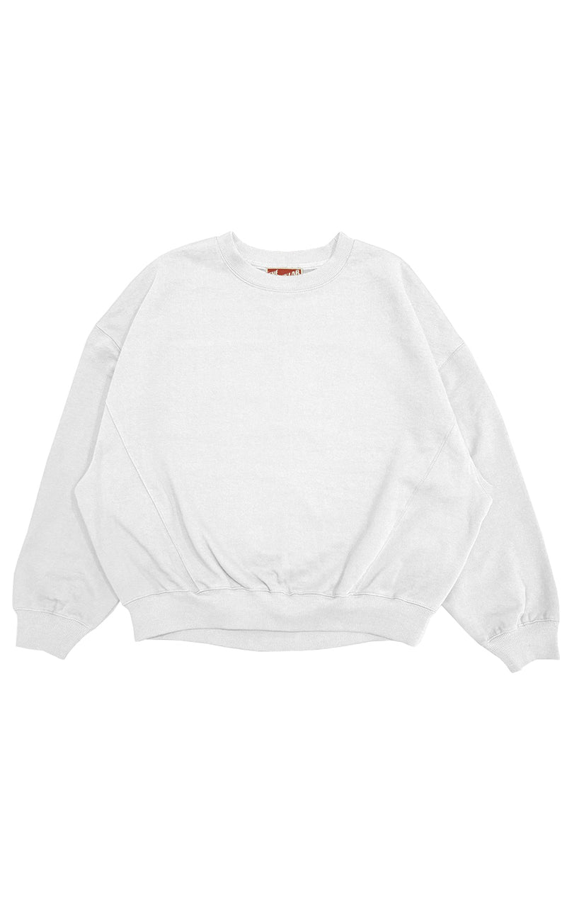 Maggie Slouch Sweatshirt in Off White