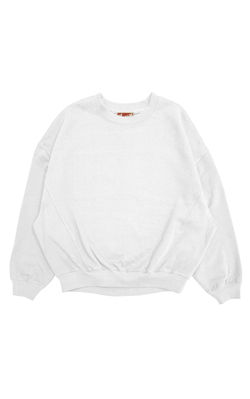 Maggie Slouch Sweatshirt in Off White