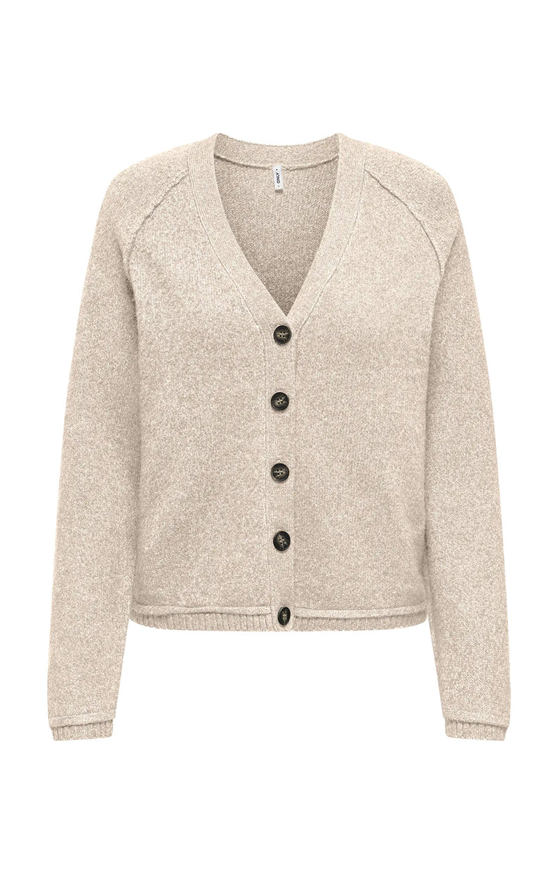 Hazel Cardigan in Whitecap Grey Melange