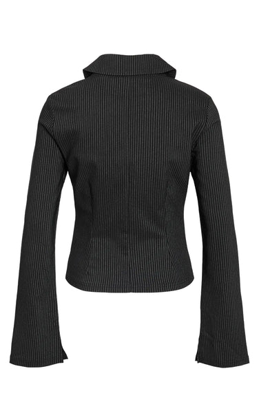 Wayne Zip Top in Black Morel