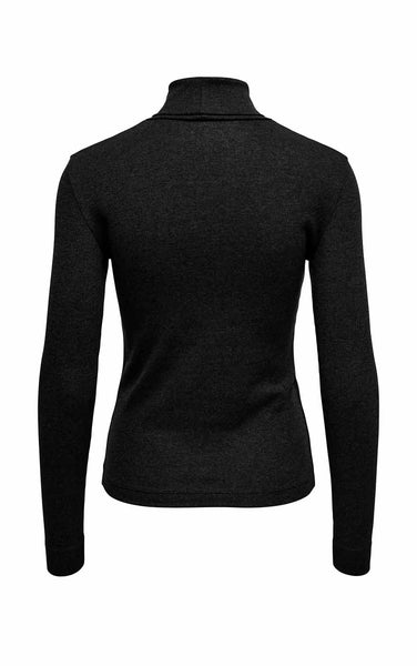 Lucky Rollneck Long Sleeve in Black