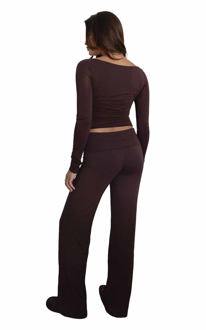 Sora Pants in Brown