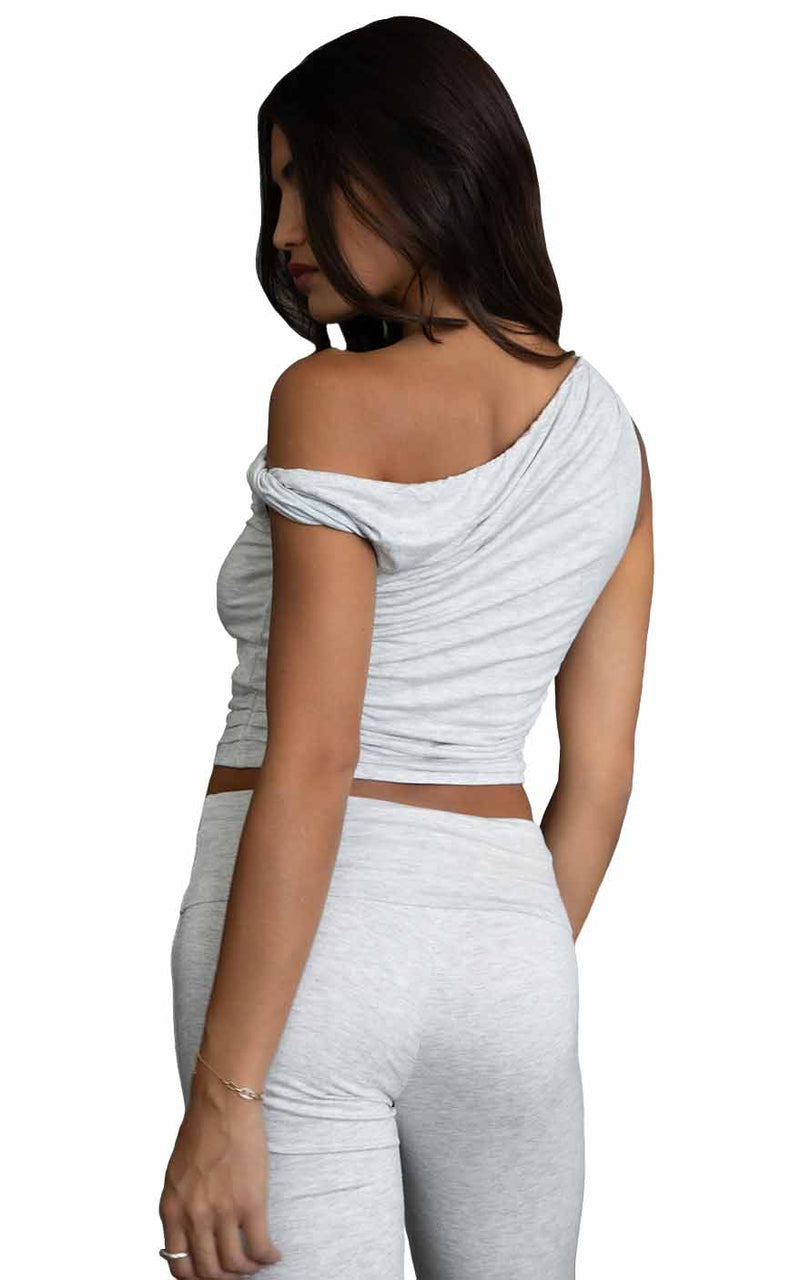 Jaime Top in Heather White