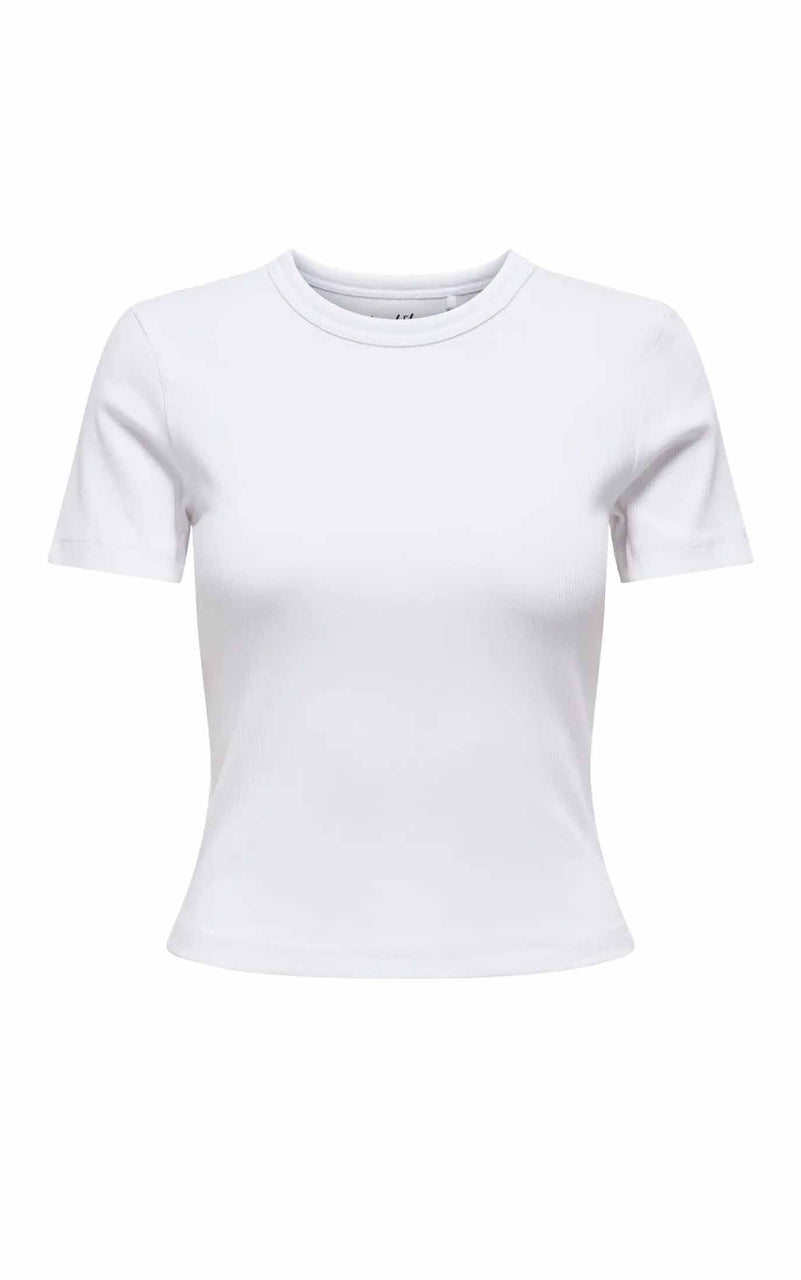 Val Short Sleeve Tee in Bright White