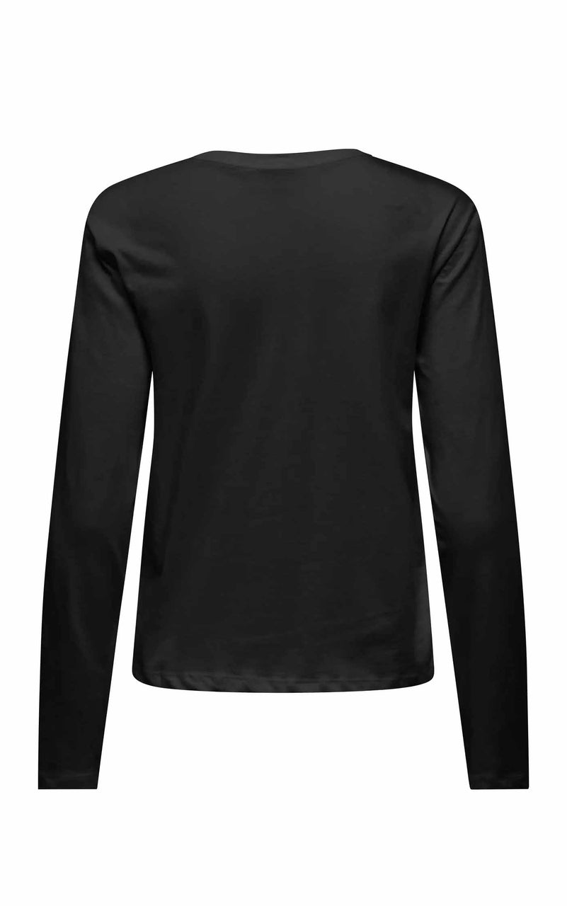 Rex Long Sleeve Tee in Black