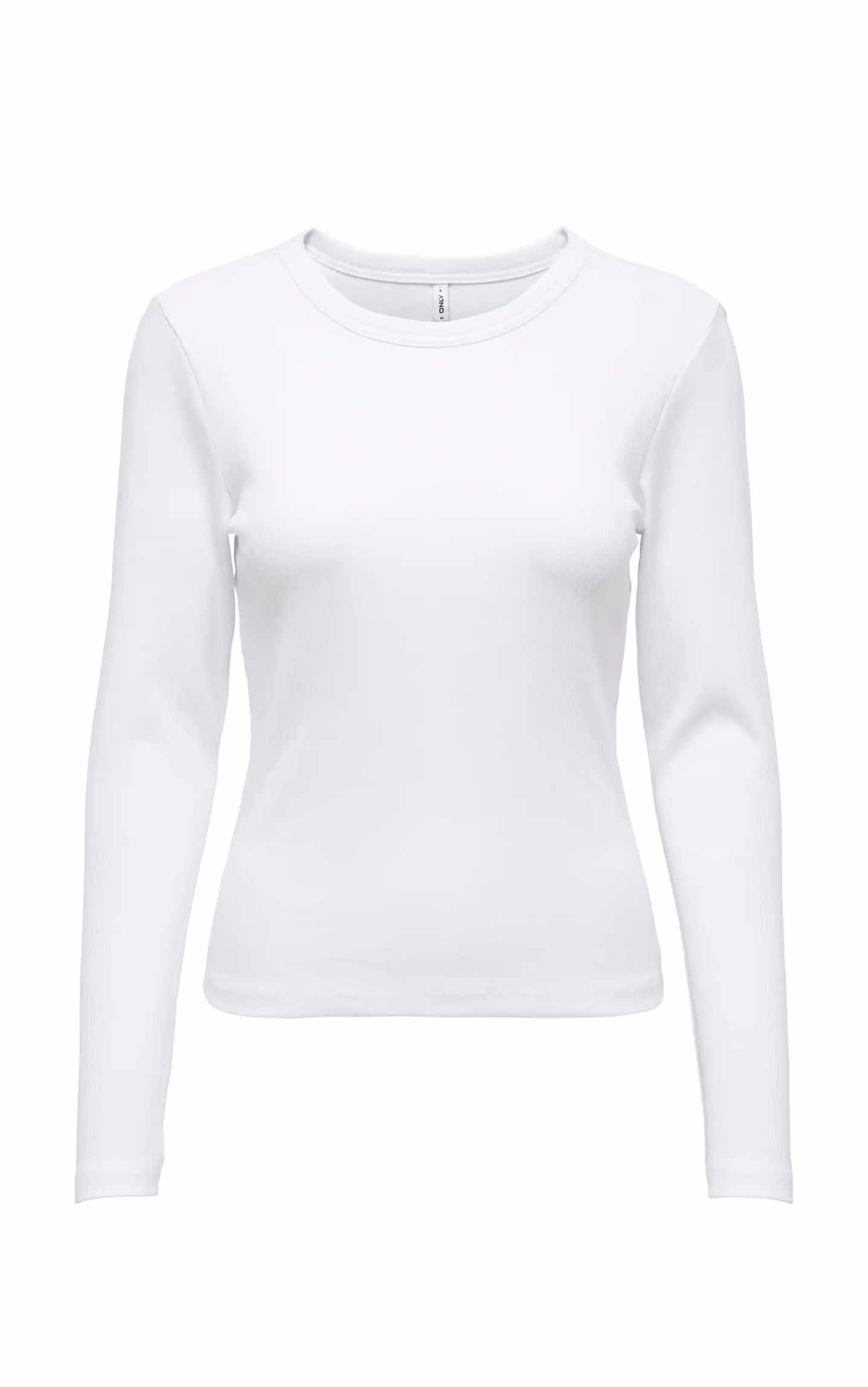 Val Long Sleeve Tee in Bright White