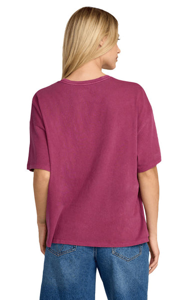 Move On BF Tee in Mulberry