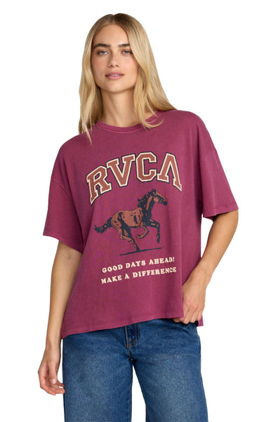 Move On BF Tee in Mulberry