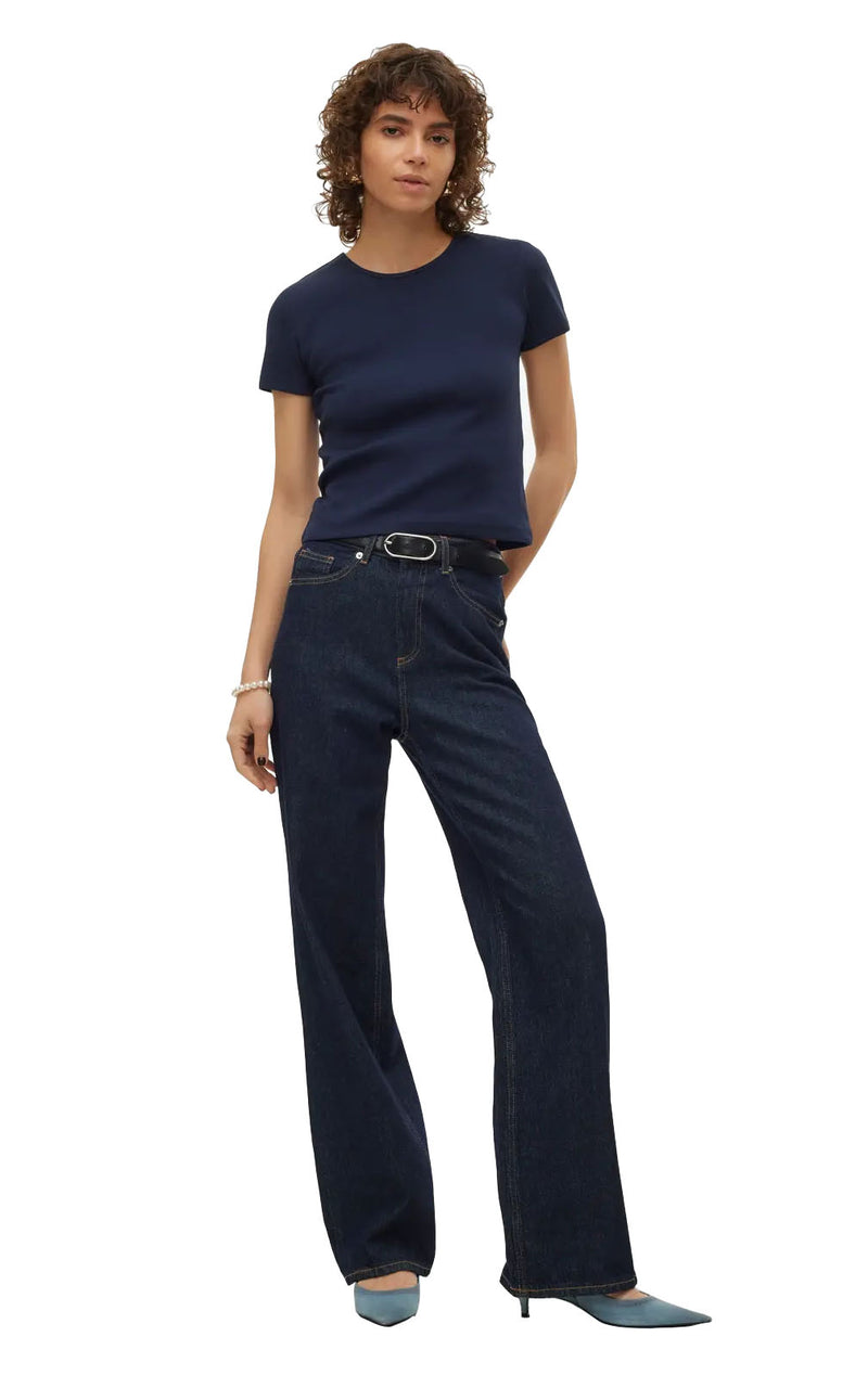 Chloe Tee in Navy Blazer