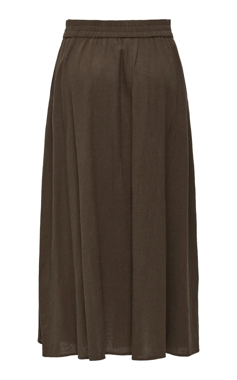 Tizana Long Skirt in Chocolate Martini