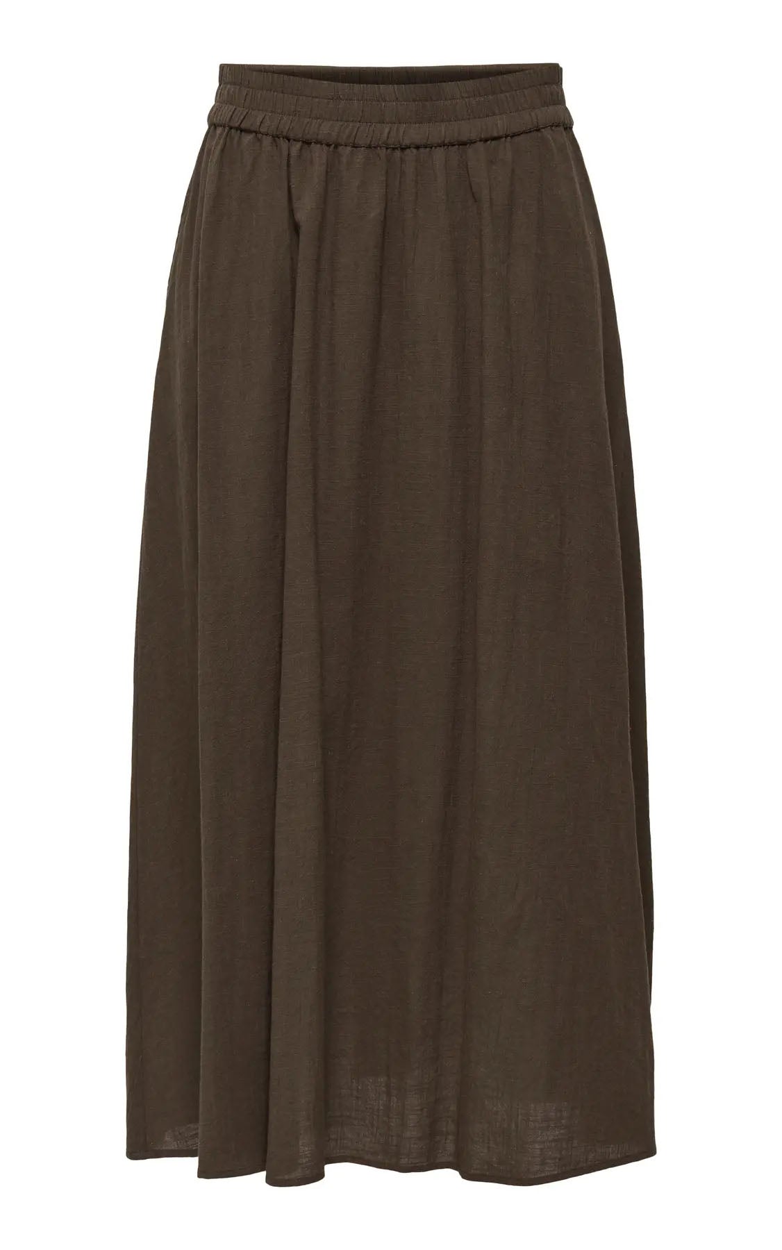 Tizana Long Skirt in Chocolate Martini