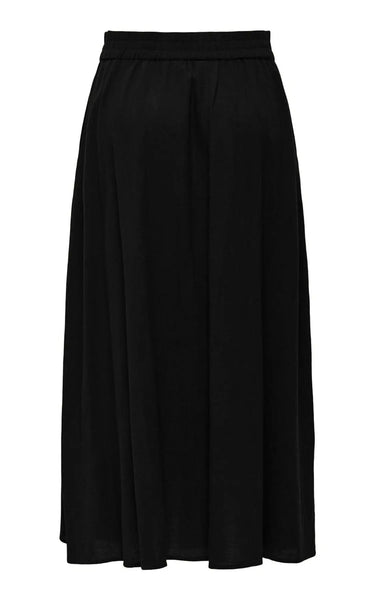 Tizana Long Skirt in Black