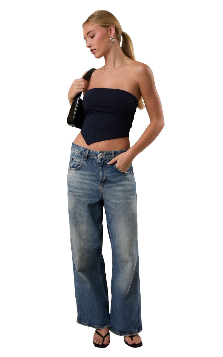 Leilani Tube Top in Navy