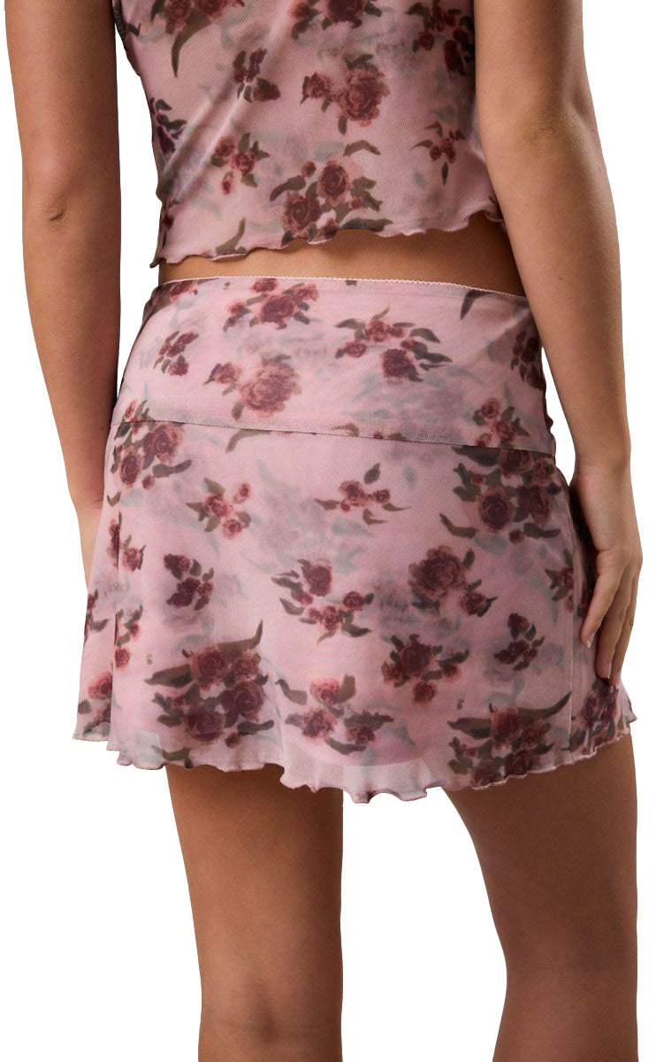 Harmony Skirt in Rose Floral