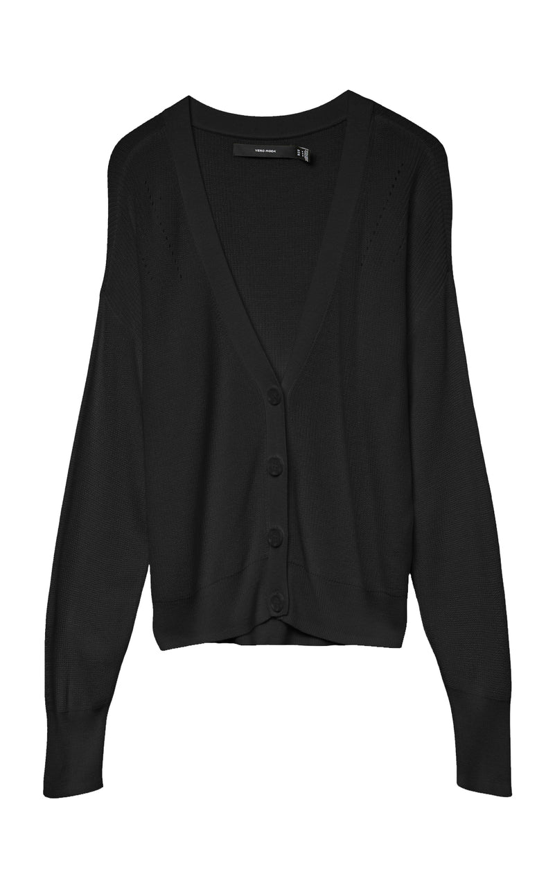 New Lex Sun Short Cardigan in Black
