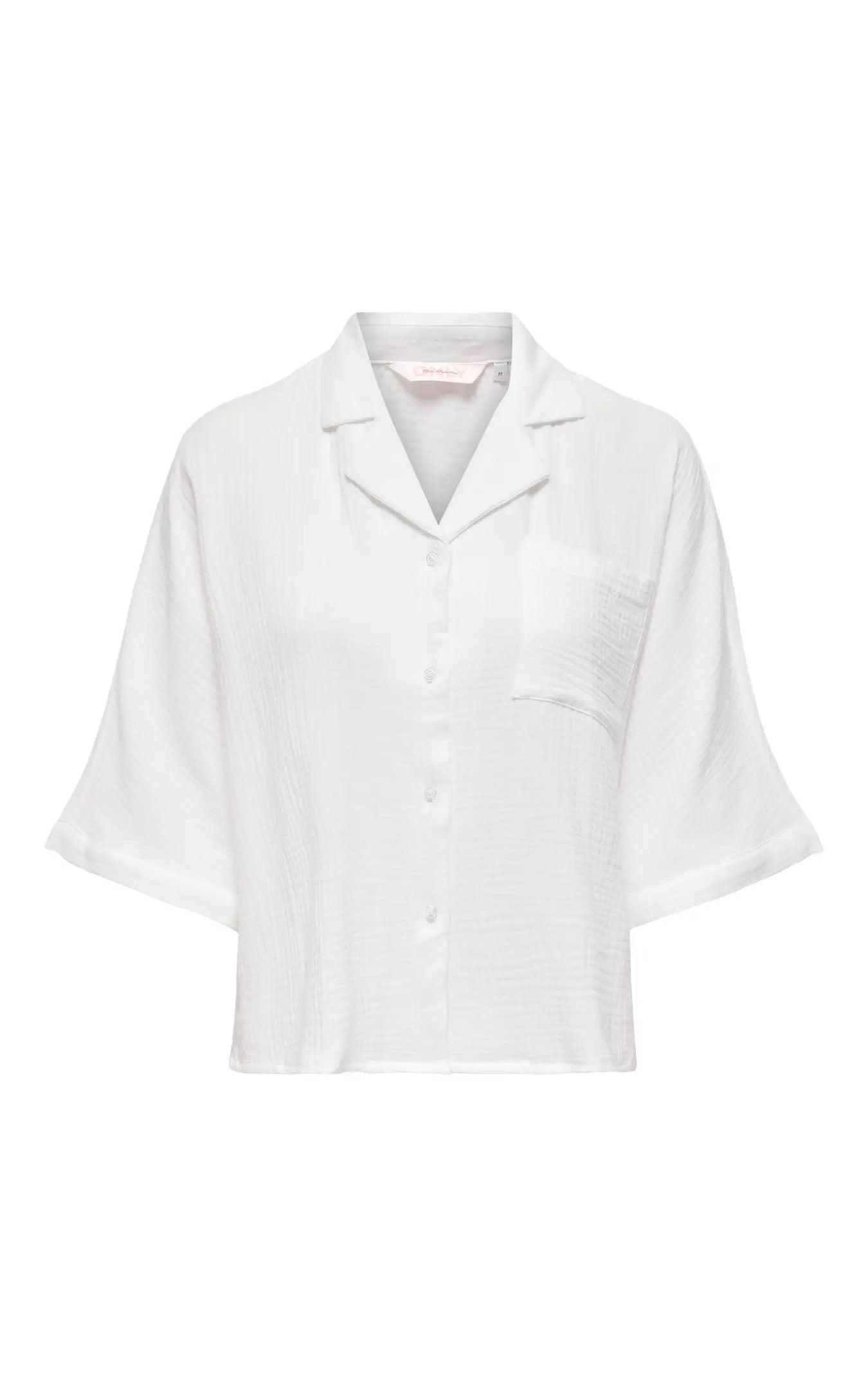 Thyra Short Sleeve Shirt in Cloud Dancer