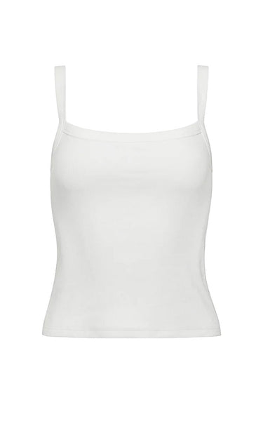 Solene Sexyback Tank in White