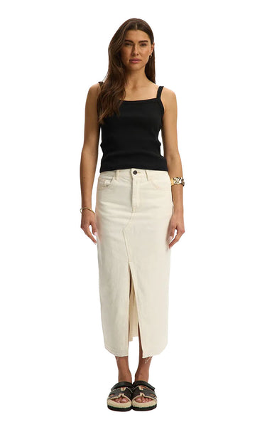 Solene Sexyback Tank in Black