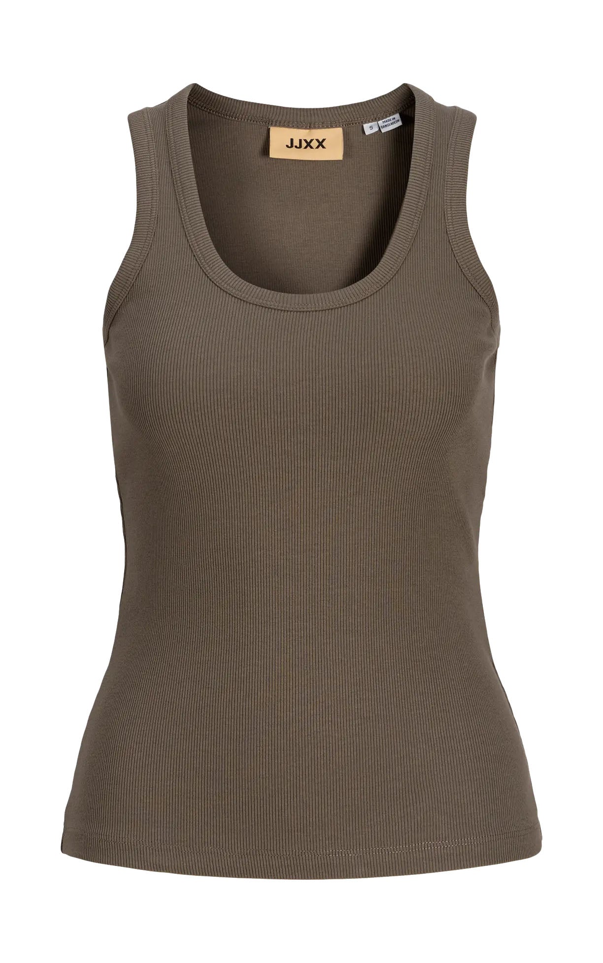 Frida U-Neck Tank in Bungee Cord
