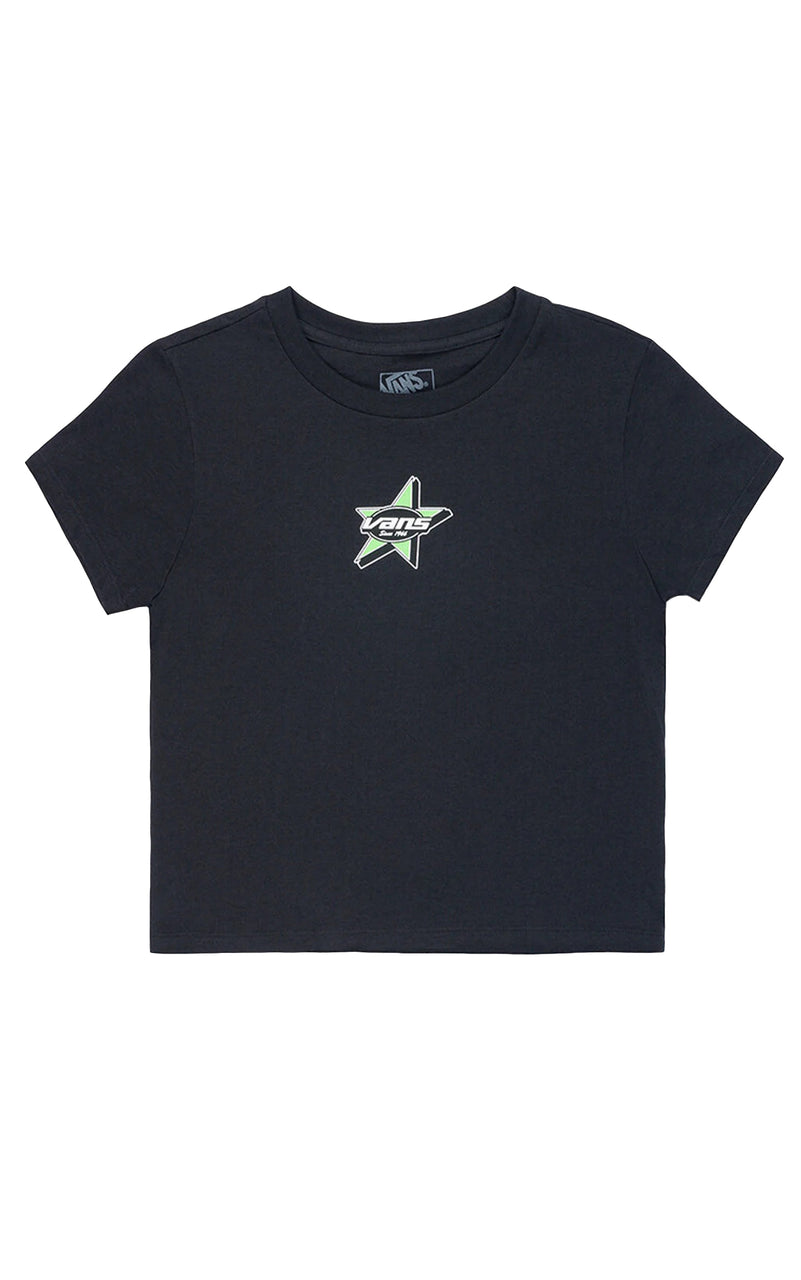 Starmarked Short Sleeve Baby Tee in Black