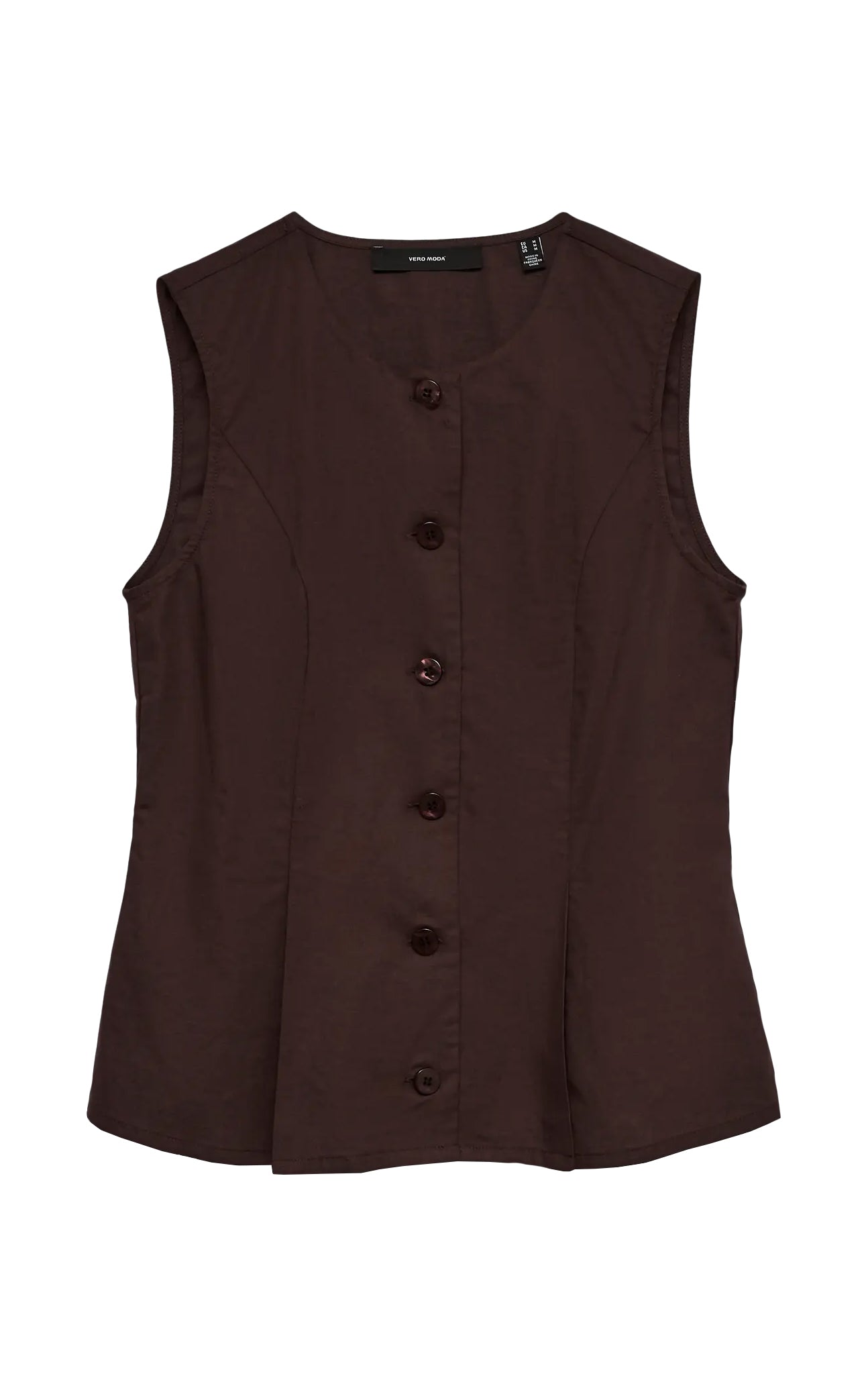 Selma Waistcoat in Chocolate Torte