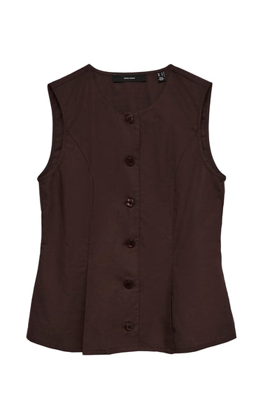 Selma Waistcoat in Chocolate Torte