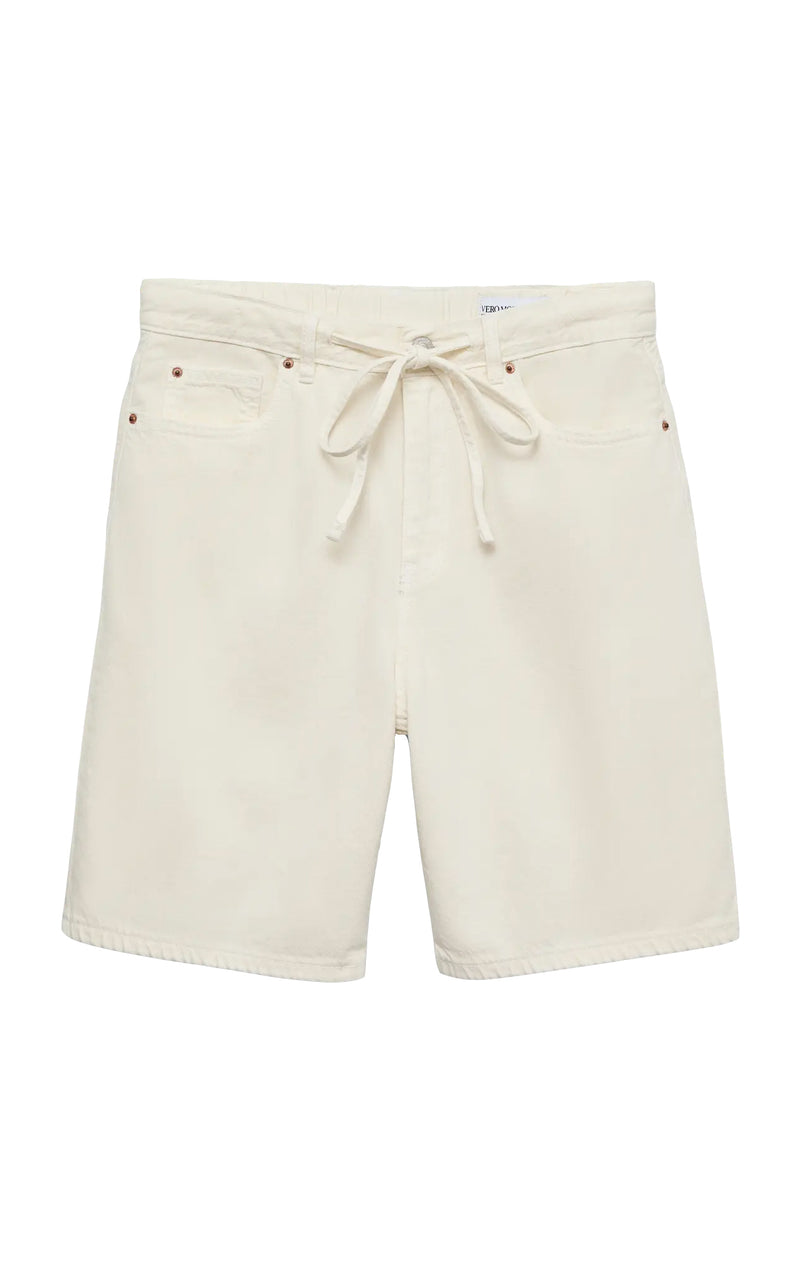 Villa Bermuda Shorts in Ecru