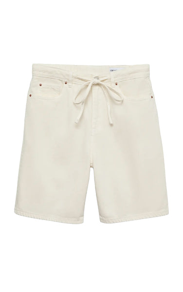 Villa Bermuda Shorts in Ecru