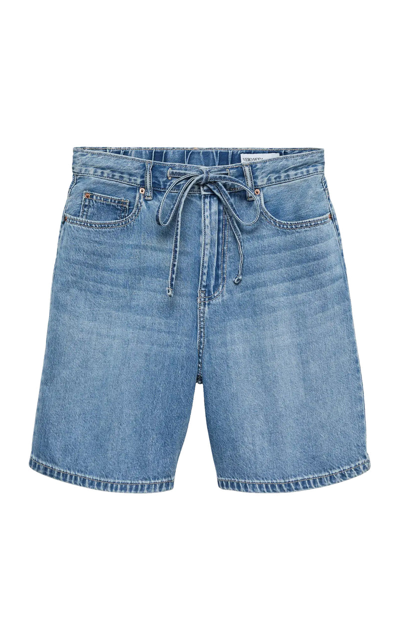 Villa Bermuda Shorts in Light Blue Denim