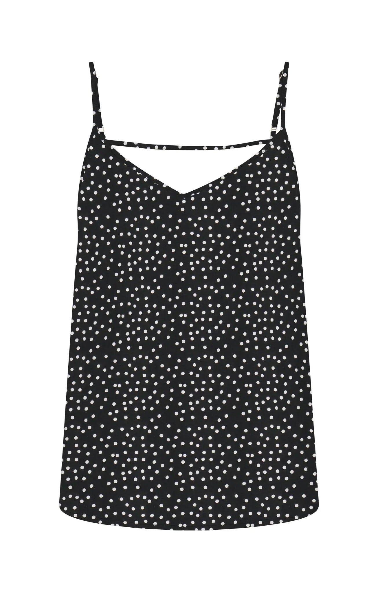 Nova Paris Singlet in Black with Cool Dot