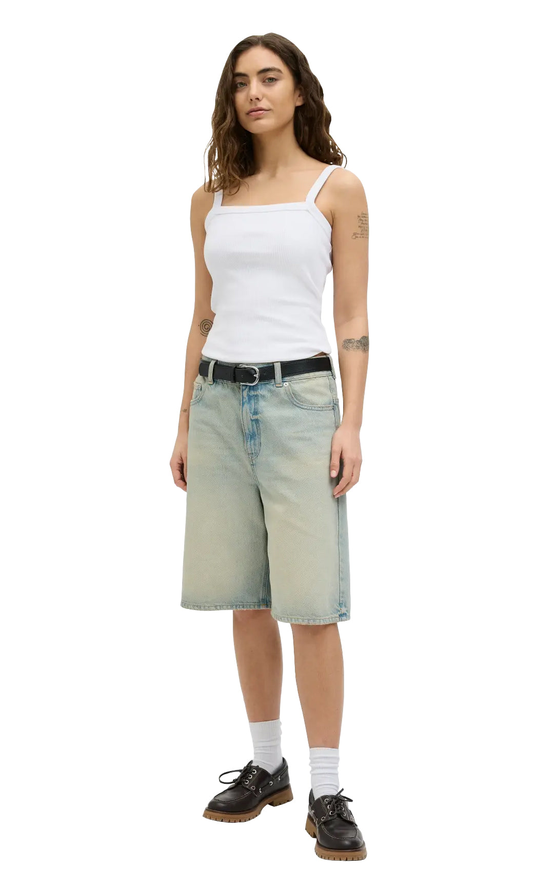 Fifi Rib Tank in Bright White