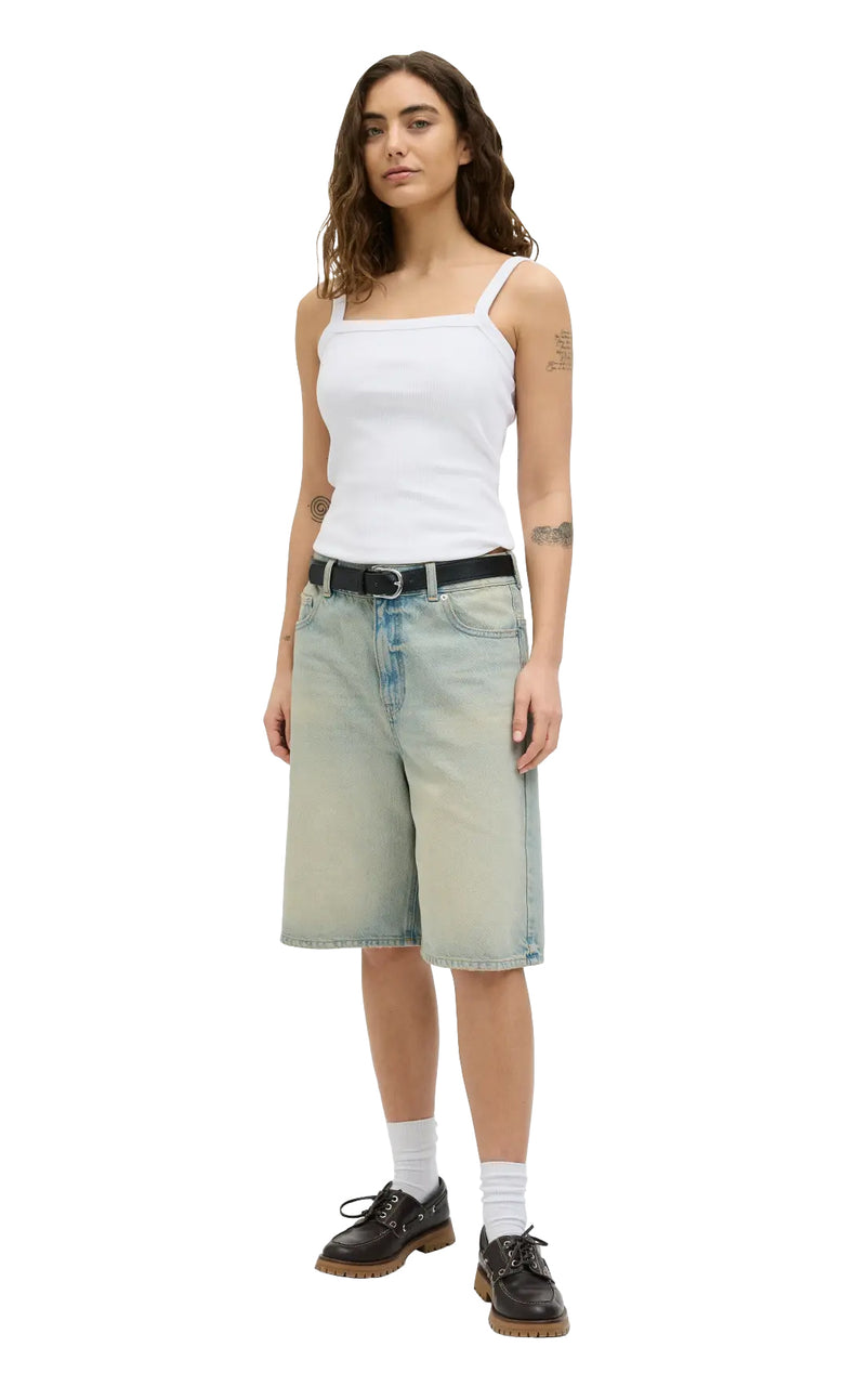 Fifi Rib Tank in Bright White