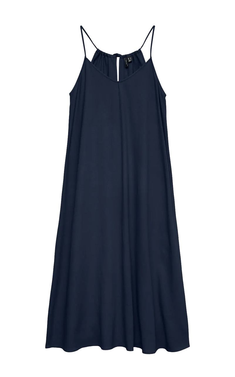 Jesmilo Calf Singlet Dress in Navy Blazer