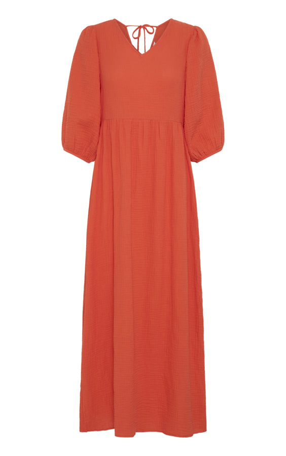 Iberlin Long Dress in Fiesta Red