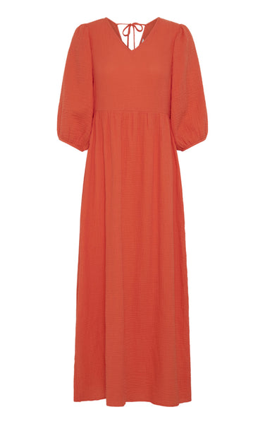 Iberlin Long Dress in Fiesta Red