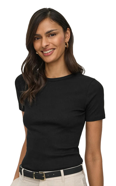 Lucky Short Sleeve Tee in Black