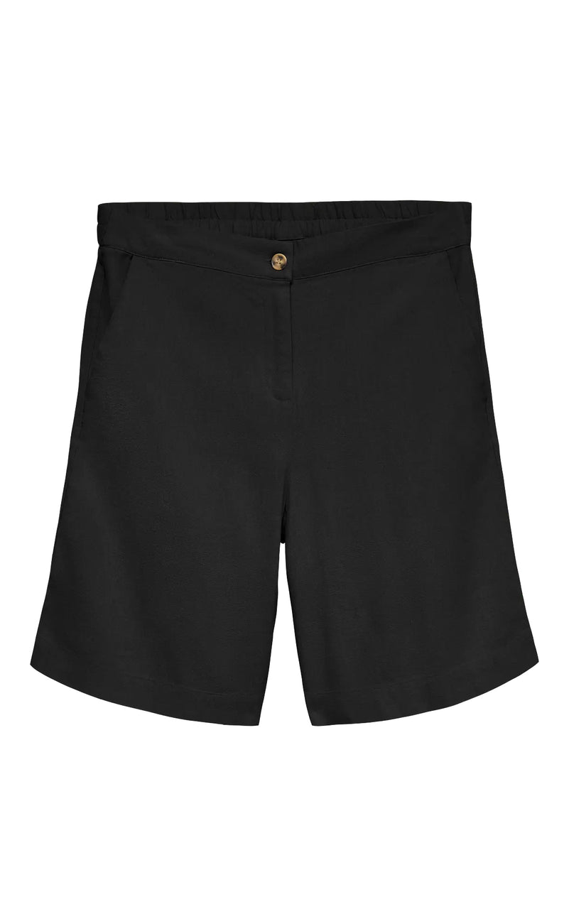 My Milo Mid Waist Bermuda Shorts in Black