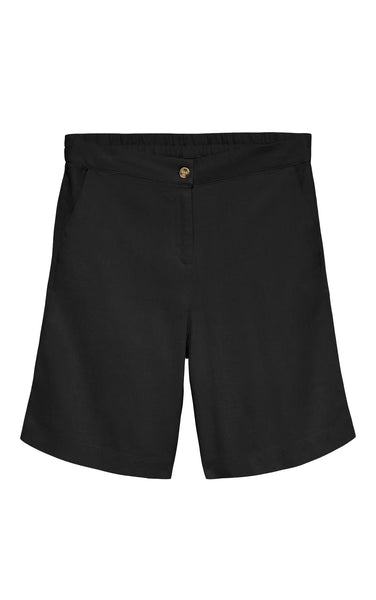 My Milo Mid Waist Bermuda Shorts in Black
