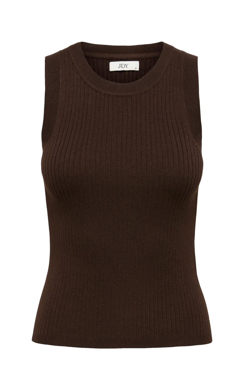 Aya Knit Tank in Chicory Coffee