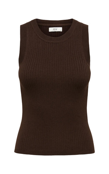 Aya Knit Tank in Chicory Coffee
