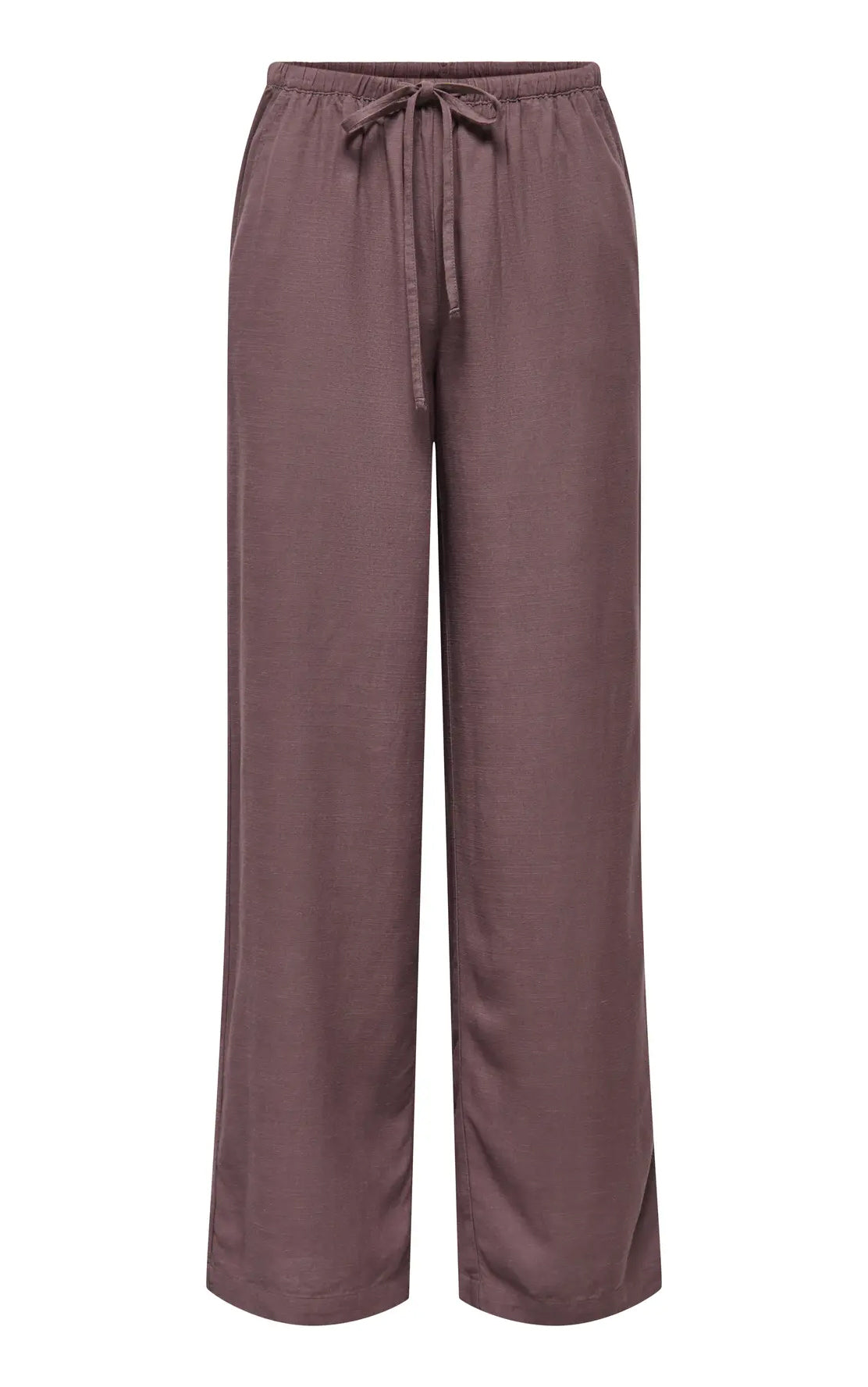 Caya Linen Mid Waist Pant in Huckleberry