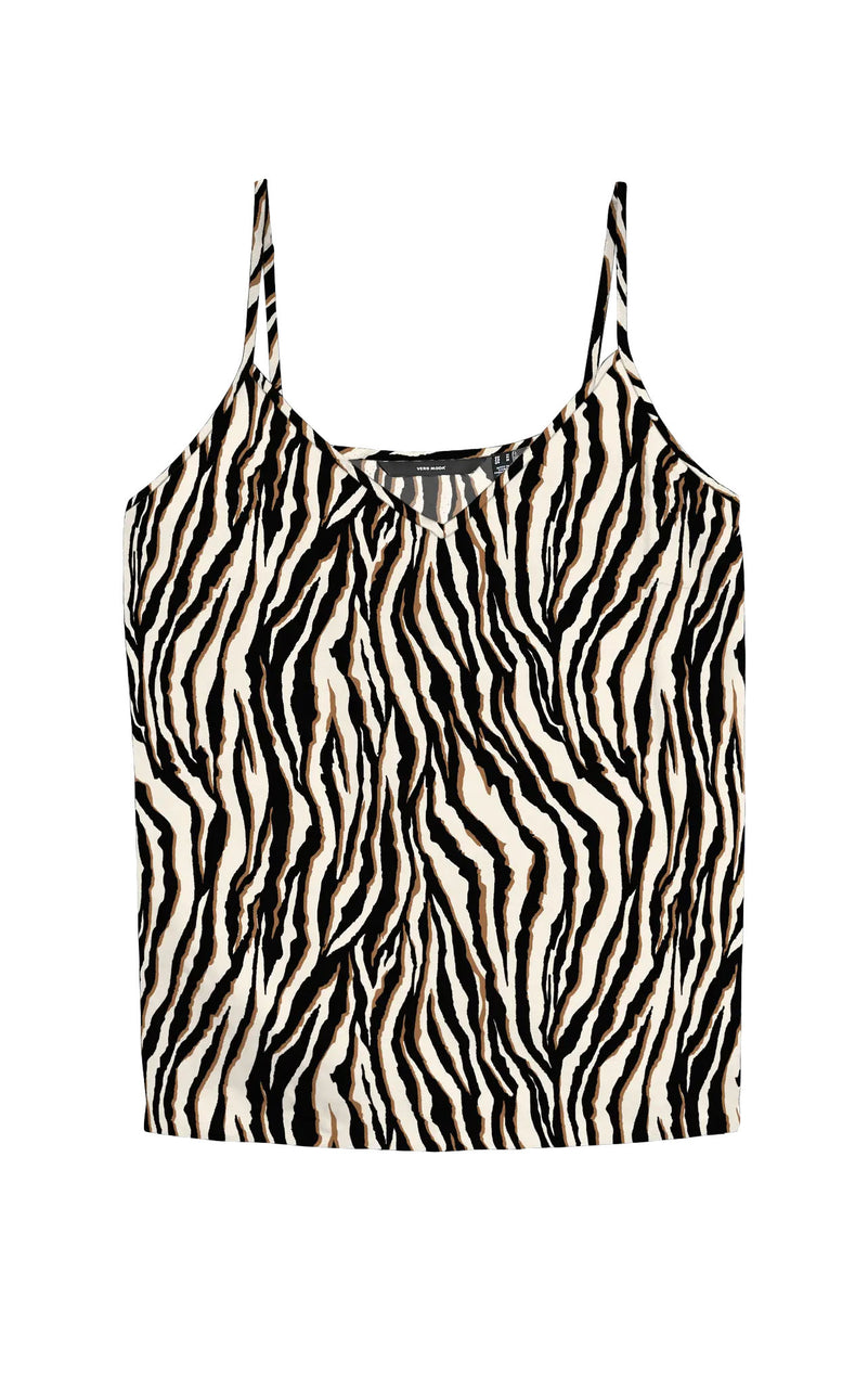 Easy Joy Singlet in Oatmeal with Dolly All Over Print