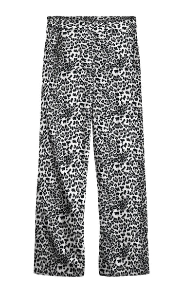 Easy Joy Hight Waist Wide Pants with Diva All Over Print in Black