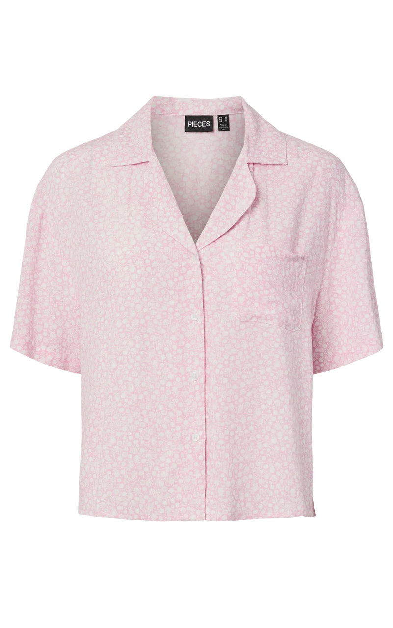 Barri 2/4 Shirt in Lilac Sachet with Ditsy Flowers