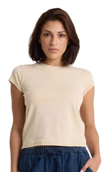 Lil Baby Tee in Bone