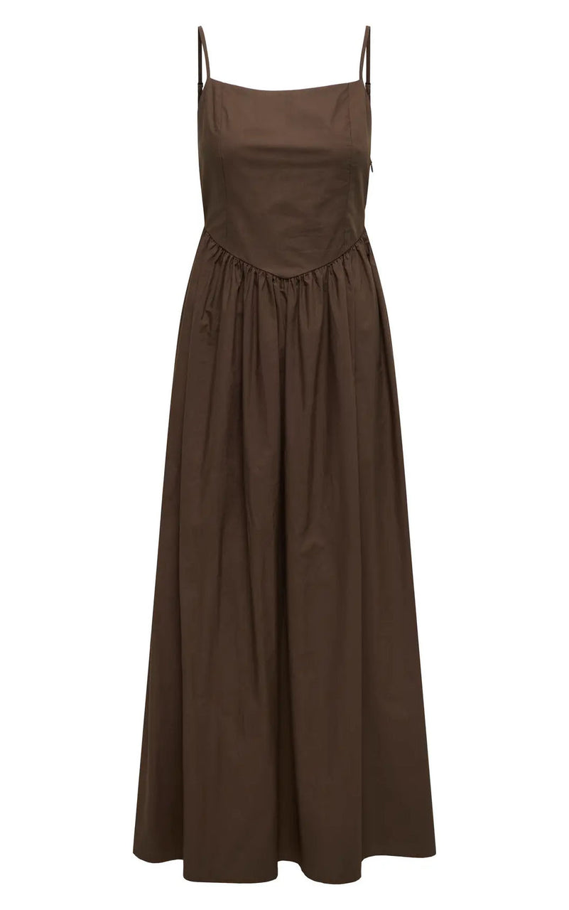 Likara Long Dress in ‘Shopping Bag'